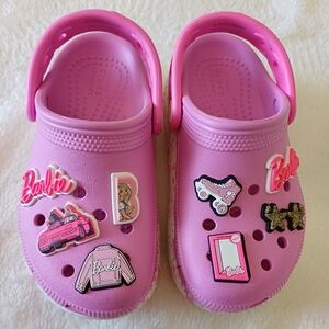 Toddler Size 11 Platform Barbie Crocs